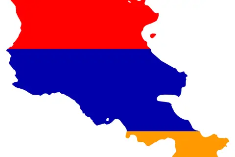 Map: Flag Map of Armenia