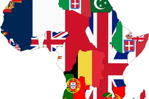 Map: Flag Map of Colonial Africa 1939