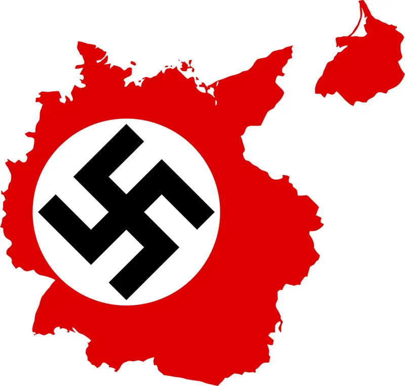 Map: Flag Map of Germany 1939
