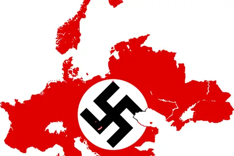 Map: Flag Map of Nazi Occupied Europe