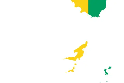 Map: Flag Map of Saint Vincent and the Grenadines