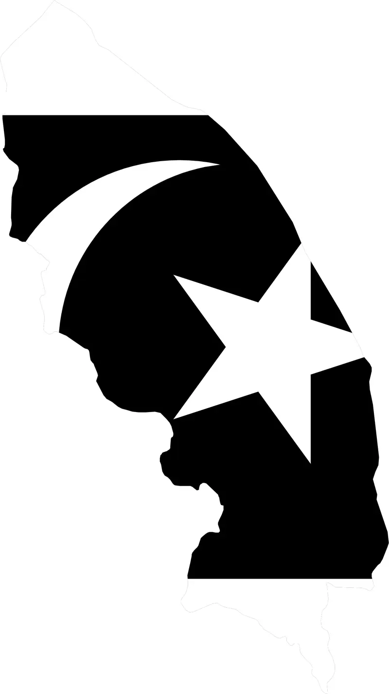 Map: Flag Map of Terengganu