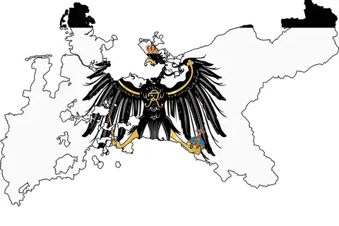 Map: Flag Map of the Kingdom of Prussia 17011918