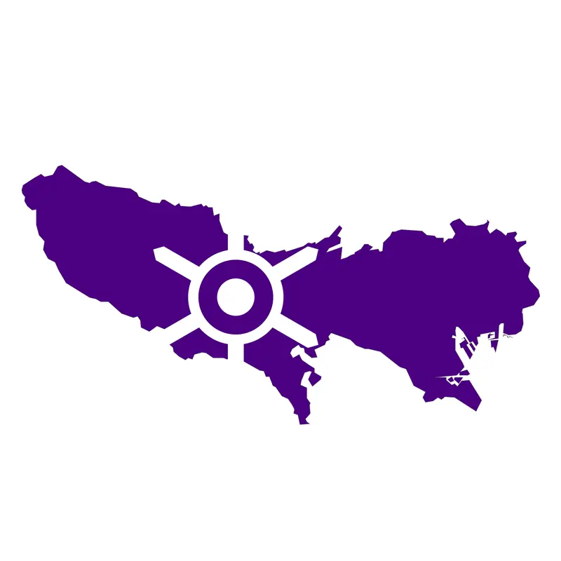 Map: Flag Map of Tokyo Prefecture
