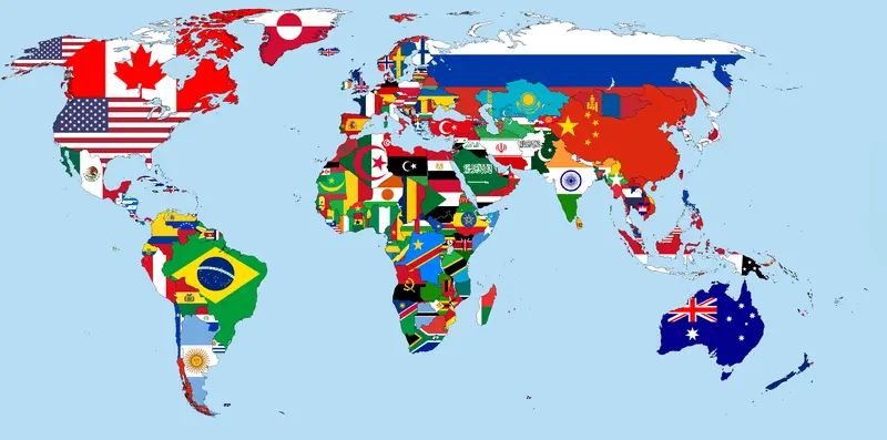 Map: Flagmap of the World 2021