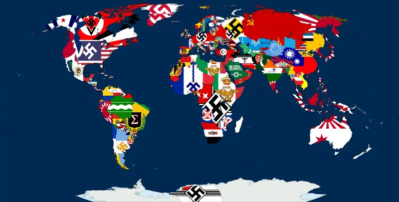 Map: Flags Maps of the Man of the High Castle