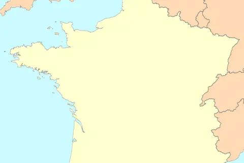 Map: France Map Blank