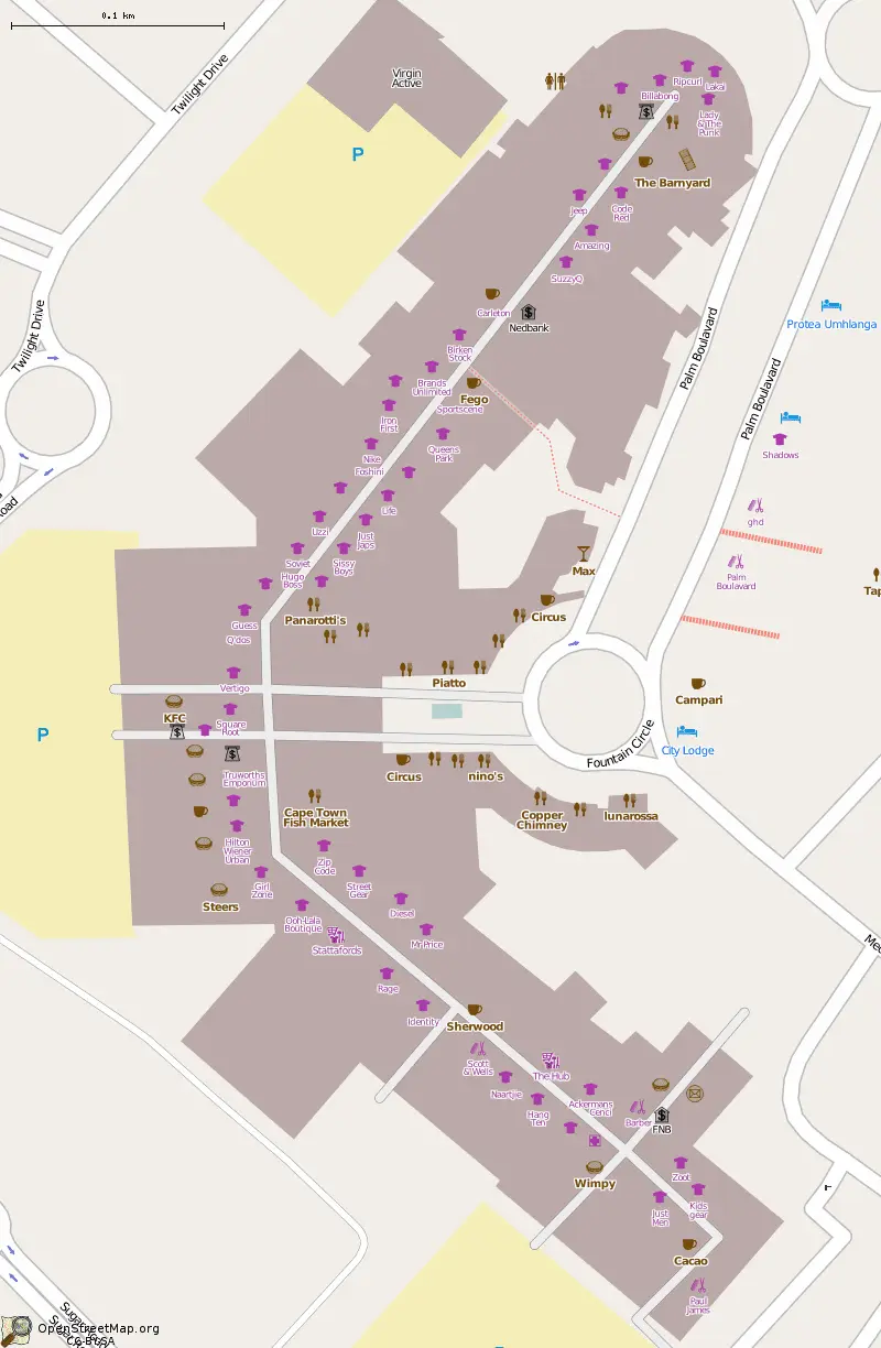 Map: Gateway Mall Map