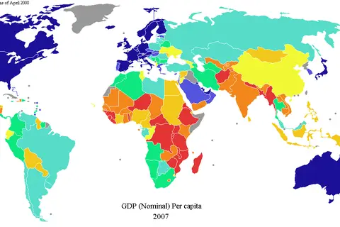 Map: Gdp Nominal Per Capita World Map Imf 2007