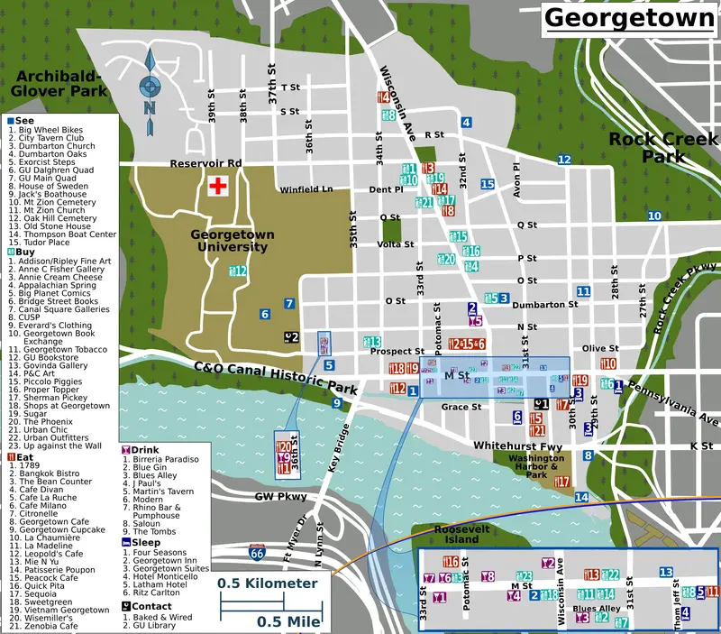 Map: Georgetown Map