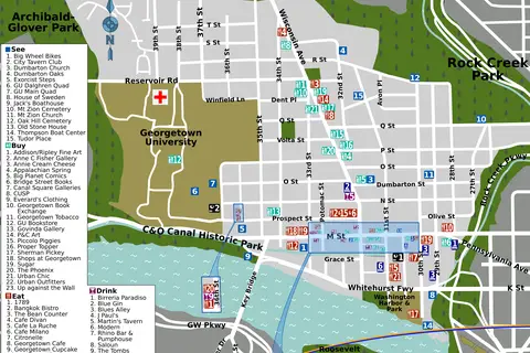 Map: Georgetown Map
