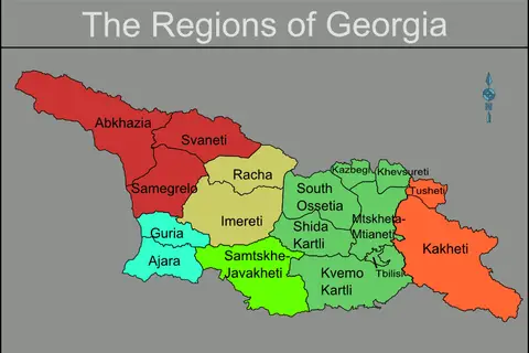 Map: Georgia Regions Map
