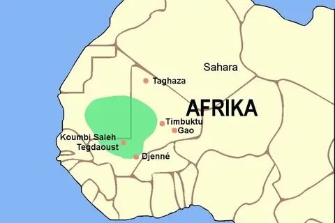 Map: Ghana Empire Map