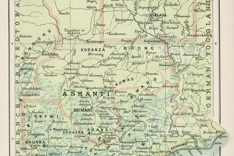 Map: Gold Coast Map 1896