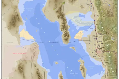 Map: Great Salt Lake Map