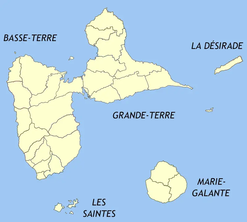 Map: Guadeloupe Map