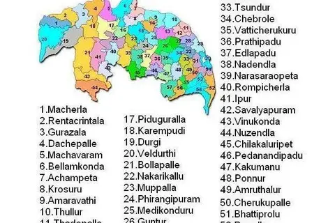 Map: Guntur District Mandal Map
