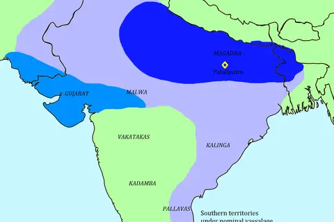 Map: Gupta Empire Map