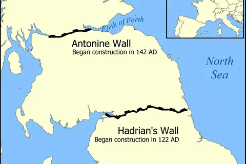 Map: Hadrians Wall Map