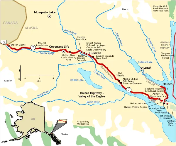 Map: Haines Highway Map