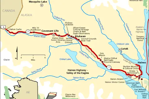 Map: Haines Highway Map