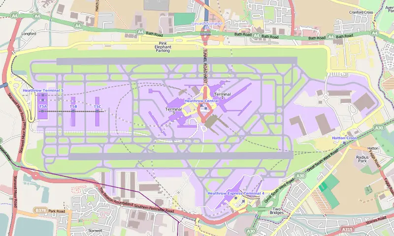 Map: Heathrow Map