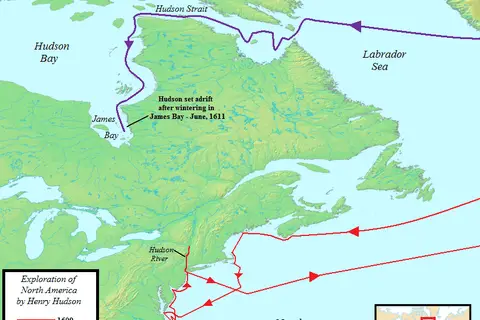 Map: Henry Hudson Map 26