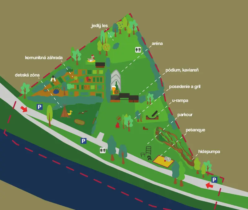 Map: Hideparkmapa