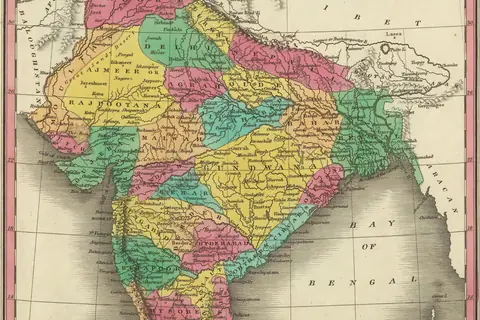 Map: Hindoostan Map, 1831