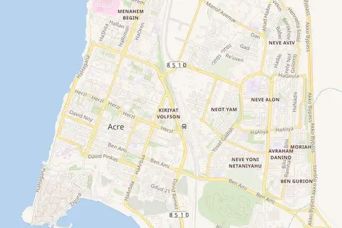 Map: Historical Map Series for the Area of Acre Israel Modern