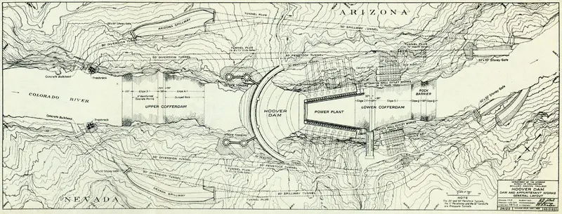 Map: Hooverdamcontour Map