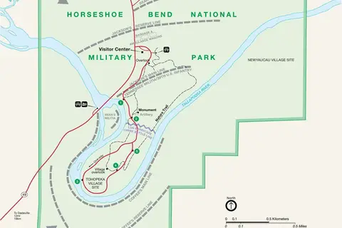Map: Horseshoe Bend Park Map