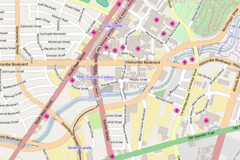 Map: Houston Medical Center Map