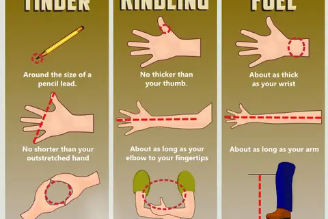 Map: How to build a campfire