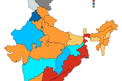 Map: Indian Political Map March 2022