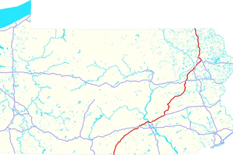 Map: Interstate 81 Pa Map