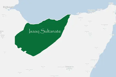 Map: Isaaq Sultanate Map