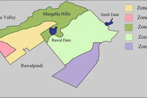 Map: Islamabad Zone Map