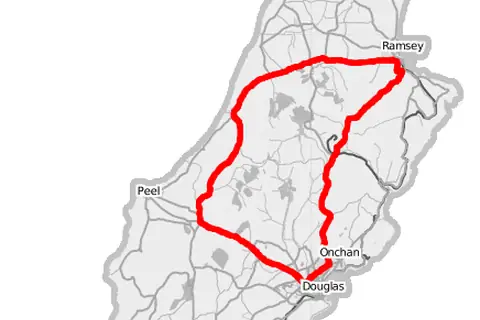 Map: Isle of Man TT Course (OpenStreetMap)