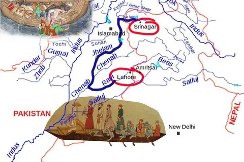 Map: Jhelum River Map