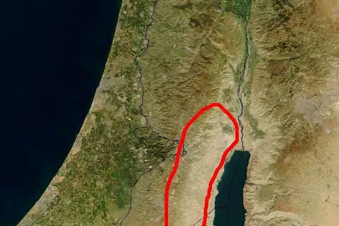 Map: Judean Desert Map