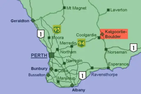 Map: Kalgoorlie Map