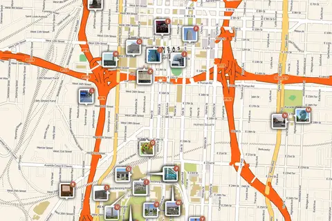 Map: Kansas City Printable Tourist Attractions Map