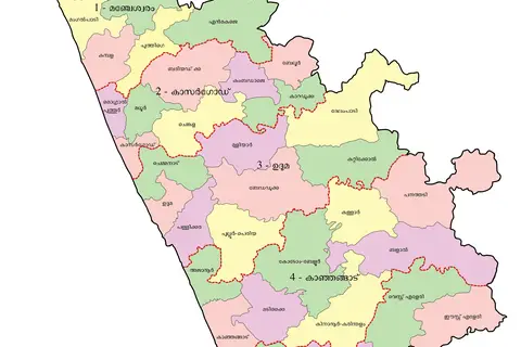 Map: Kasaragod Map