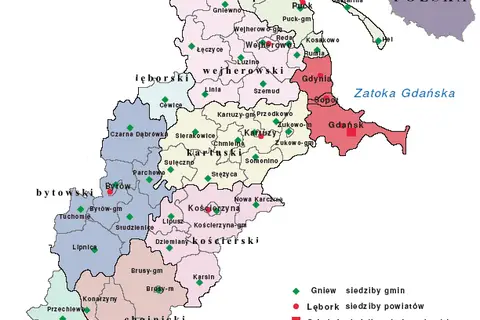 Map: Kaszubymapa