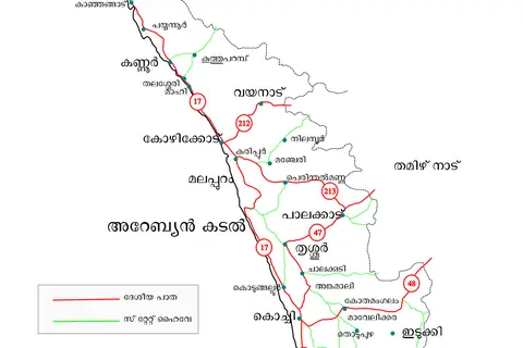 Map: Keralaroad Map