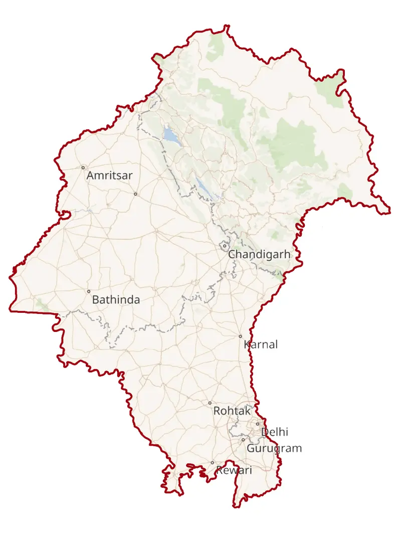 Map: Khalistan Map