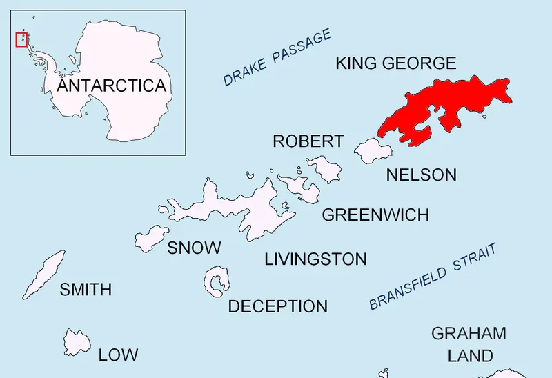 Map: Kinggeorgeislandlocation Map