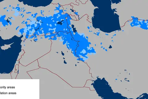 Map: Kurdish People Map