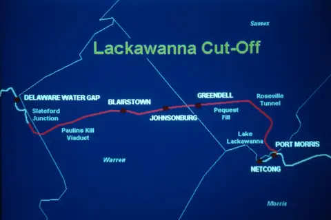 Map: Lackawanna Cutoff Map